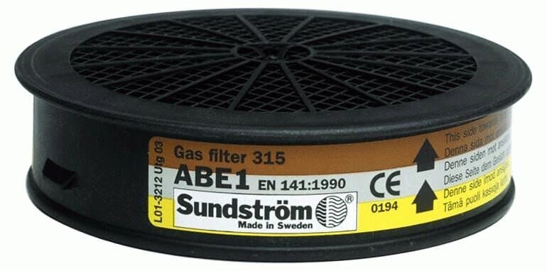 Sundström SR 315 Gasfilter ABE1