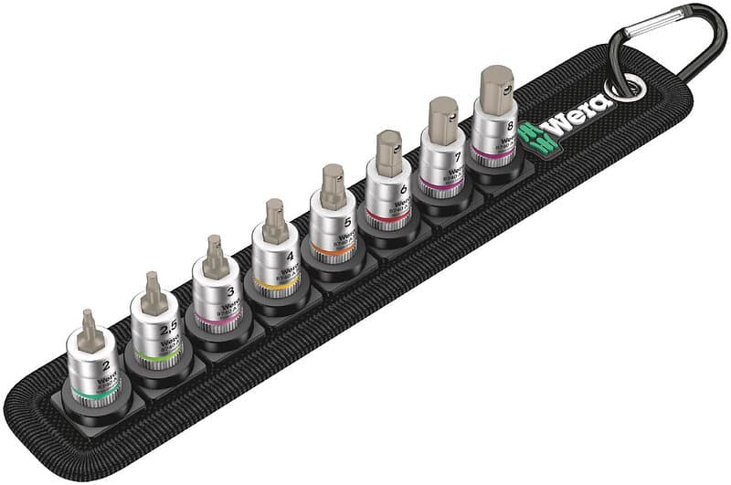 Wera Bitshylssats Insex A2 Zyklop 1/4 8-delar