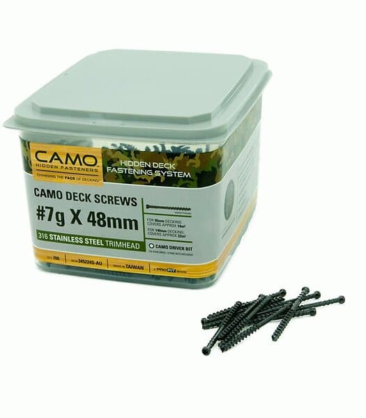 Camo Trallskruv Rostfri A4 60x4,2mm (700st)