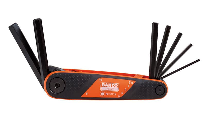 Bahco Insexnyckel BE-9777B i sats 2,5-10mm 7 delar