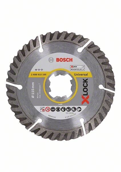 Bosch Diamantkapskiva Standard for Universal 115×22,23×2×10mm X-Lock