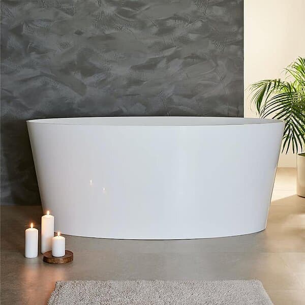 Bathlife Badkar Blund Gjutmarmor 1600 Vit BADKAR BLUND GJUTMARMOR VIT 40960510