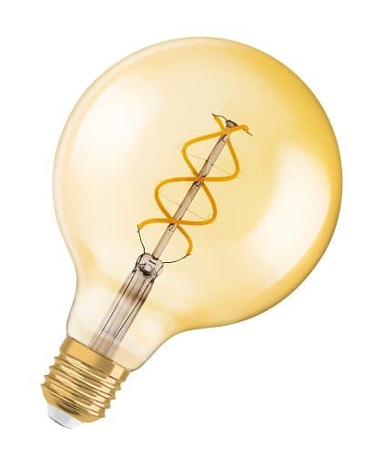 Ledvance LED Filament Glob, dimbar 4,5W/820 E27, guld
