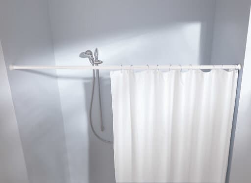 Kleine Wolke duschdraperistång, 75-125 cm, vit