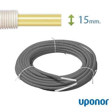 Uponor 50 meter Universal Pex Rör-i-Rör 15 mm till vatten och värme