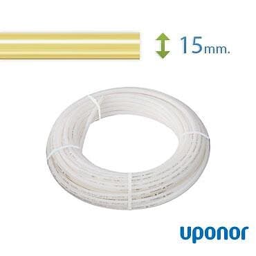 Uponor 100 meter Universal Pex-rör 15 mm till vatten och värme