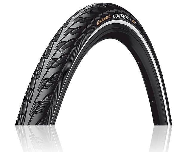 Continental Contact Reflective 700c X 37 Rigid Tyre Svart 700C x 37
