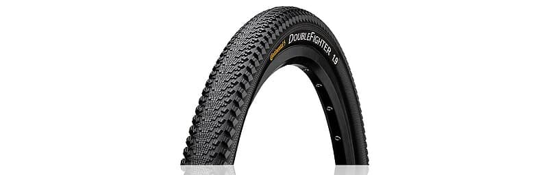 Continental Double Fighter Iii 180 Tpi Sport 26´´ X 1,90 Rigid Mtb Tyre Svart 26´´ x 1,90