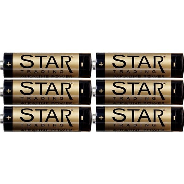 Star Trading Batteri AA 6-pack (Transparent)