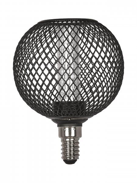 PRhome Grid LED E14 (Svart)