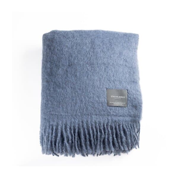 Stackelbergs Mohair pläd Pilaster