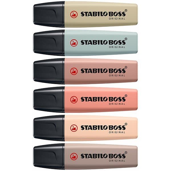 Stabilo BOSS ORIGINAL Nature Colors 6-pack