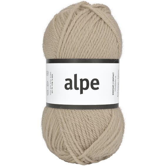 Järbo Garn Alpe 50g beige – 36120 Caramel beige