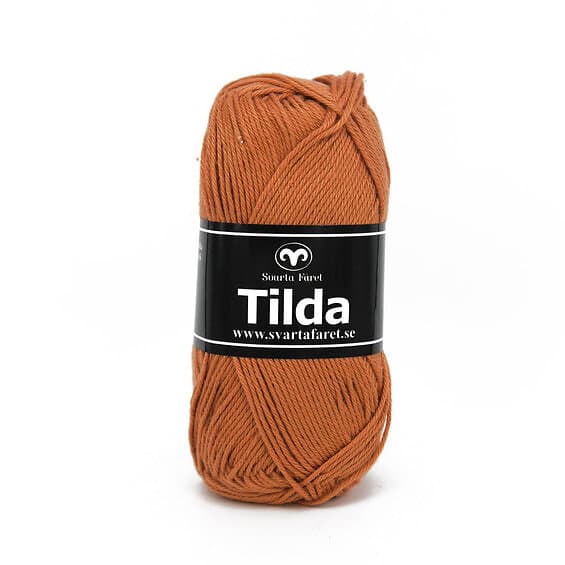 Svarta Fåret Garn Tilda 50g rost – Russet orange 539