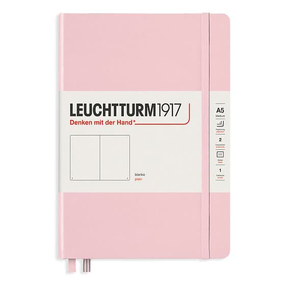 Plain Leuchtturm Notebook A5 Powder – Hardcover