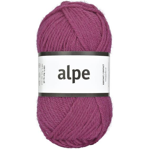Järbo Garn Alpe 50g mörkrosa – 36115 Azalea pink