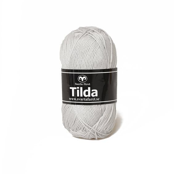Svarta Fåret Garn Tilda 50g ljusgrå – Mercury grey 12