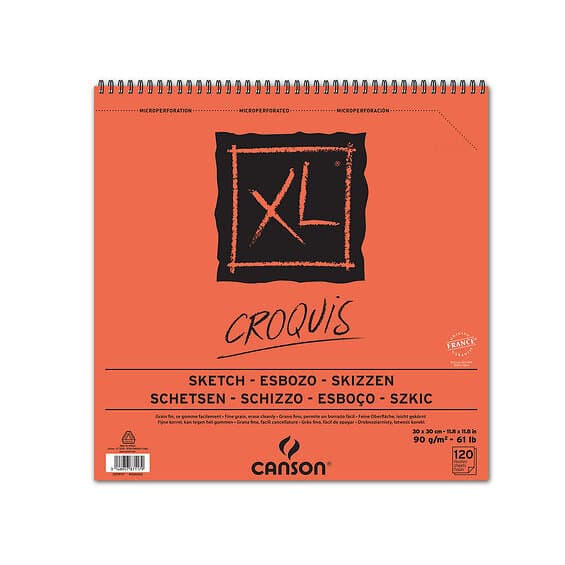 Canson XL Croquis skissblock 30x30cm