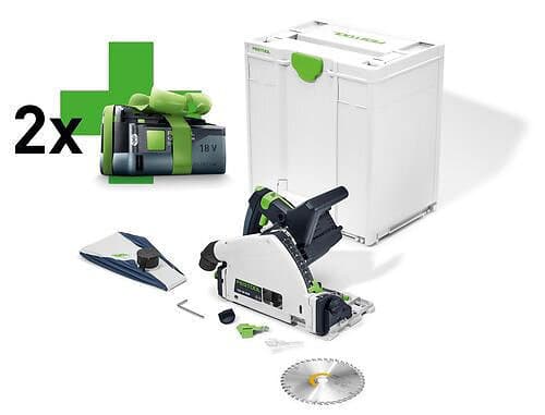 Festool Sänksåg 18 V TSC 55 KEB-Basic 18V (2x5,0ah)