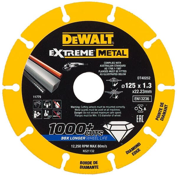 Dewalt DT40252 Diamantkapskiva för stålmaterial 125mm