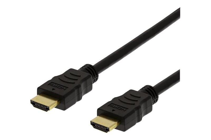 Deltaco HDMI-1040D-FLEX HDMI-kabel med Ethernet 4 m