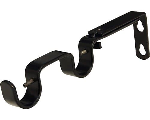 Hasta Home Gardinstångsfäste dubbel 16/19 mm Svart