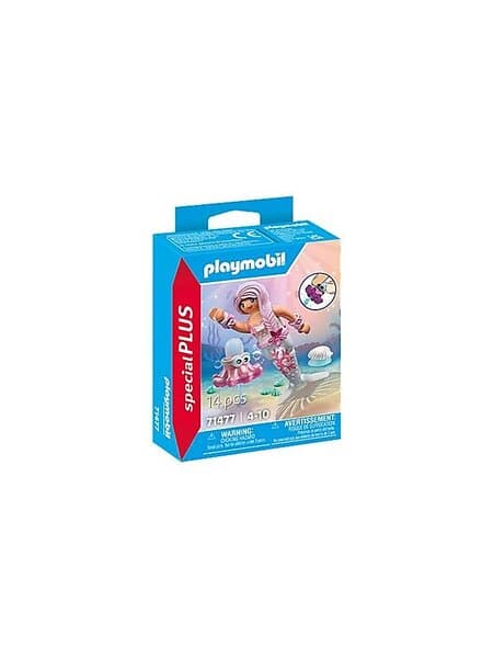 Playmobil Special Plus 71477 Mermaid With Water Spray Octopus