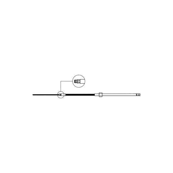 Ultraflex M58 Rudder Cable Silver 8´