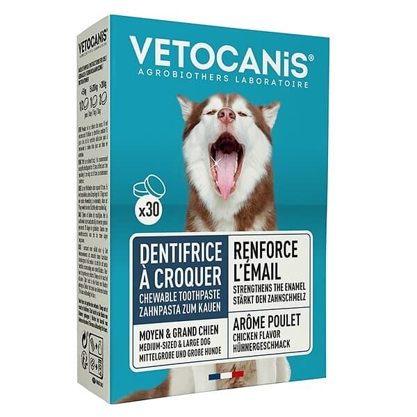 Vetocanis Tandtabletter Hund 30 st