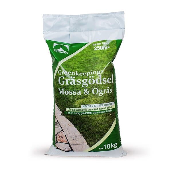 Tergent Gräsgödsel Mossa Och Ogräs Greenkeeping 10kg