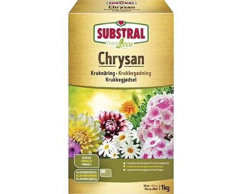 Substral Chrysan trädgårdsgödsel mjölad 1kg