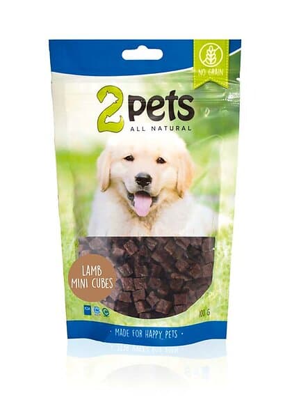 Trixie 2pets Lamb MiniCubes, 100g