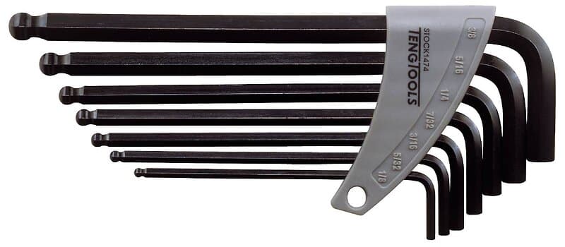 Teng Tools Insexnyckel i sats 1475 Metrisk 2,5-10mm 7 delar