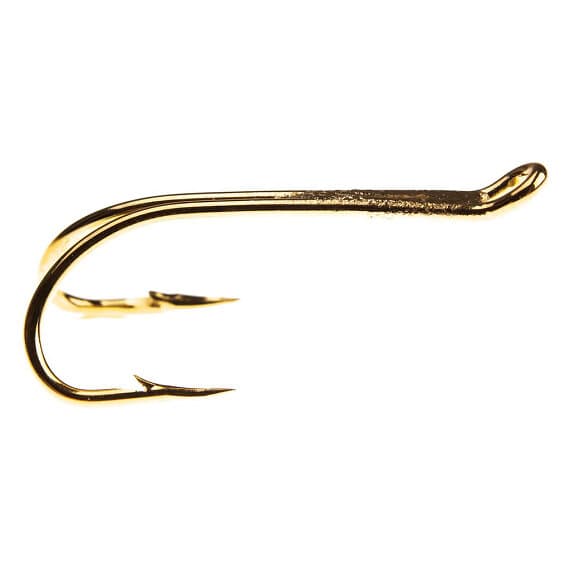 Ahrex Hooks HR428G Tying Double Gold Finish #8