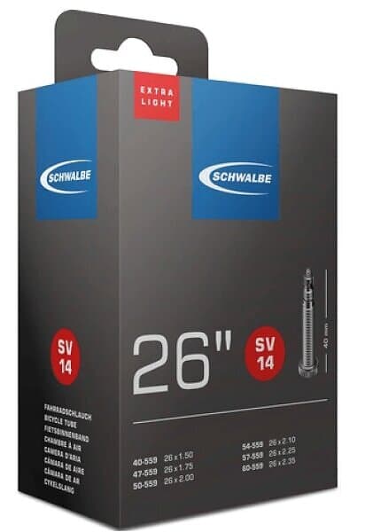 Schwalbe Slang 26x1,50-2,25 SV14 EXTRA LIGHT