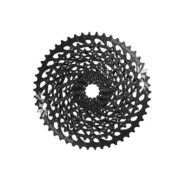 SRAM Kassett Eagle XG-1275 12-delad 10-50T, Svart, 12 Svart