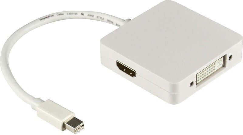 Deltaco DisplayPort Mini - DVI/HDMI/DisplayPort M-F Adapter 0,2m DP-MULTI1