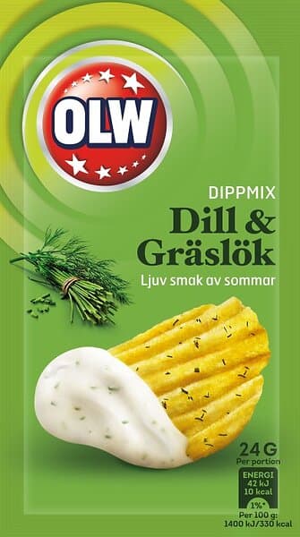 OLW Dipp Dill & Gräslök Dippmix 24g