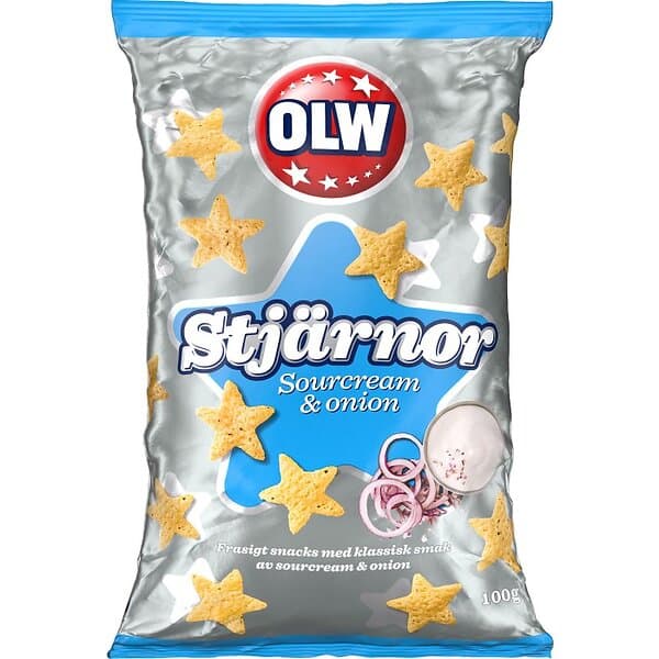 OLW Snacks Stjärnor 100g