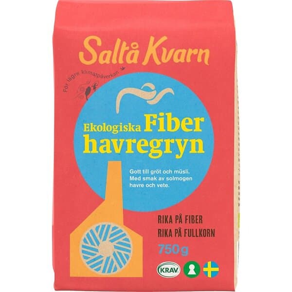 Saltå Kvarn Fiberhavregryn 750g