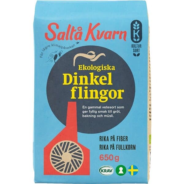 Saltå Kvarn Dinkelflingor 650g