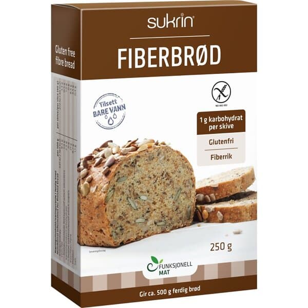 Sukrin Fiberbröd glutenfri 250g