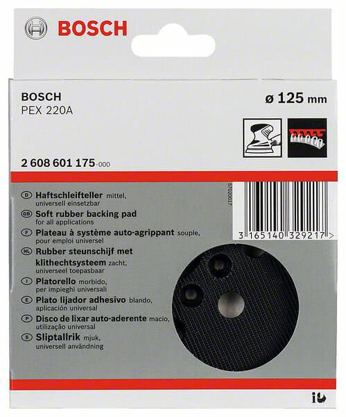 Bosch sliprondell medelhård 125 mm PEX 220