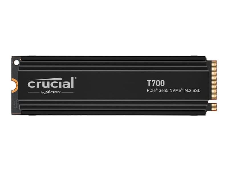 Crucial T700 PCIe 5.0 NVMe M.2 SSD with Heatsink 2TB