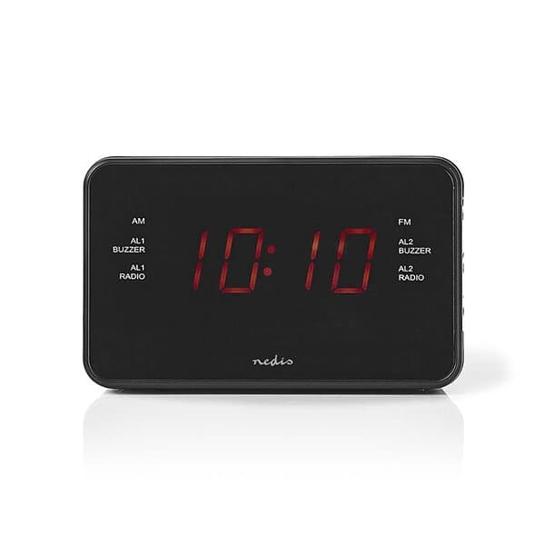 Alarm Klockradio LED Svart