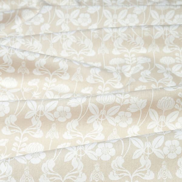 Svanefors De Mina Tyg Beige Metervara