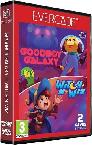Evercade Goodboy Galaxy / Witch n' Wiz