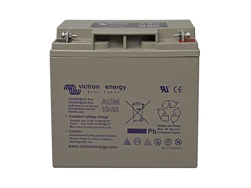 Victron 12V 22Ah AGM Deep Cycle Batteri.
