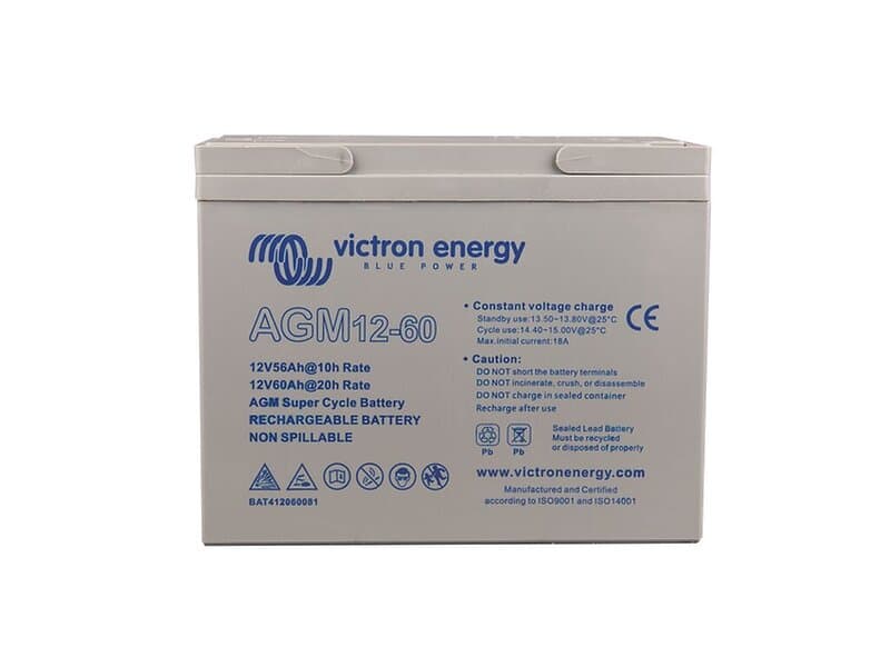 Victron 12V 60Ah AGM Super Cycle Batteri. (M5)