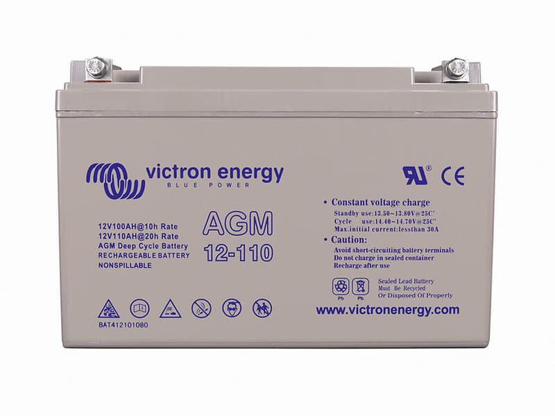 Victron 12V 110Ah AGM Deep Cycle Batteri.